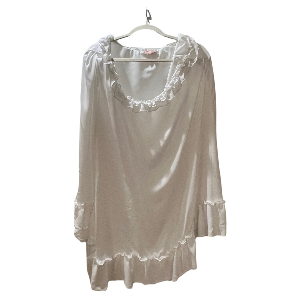 XXL Show Me Your Mumu One-Shoulder White Formal Dress (Never Worn)